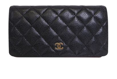 Chanel Continental Yen Wallet, front view